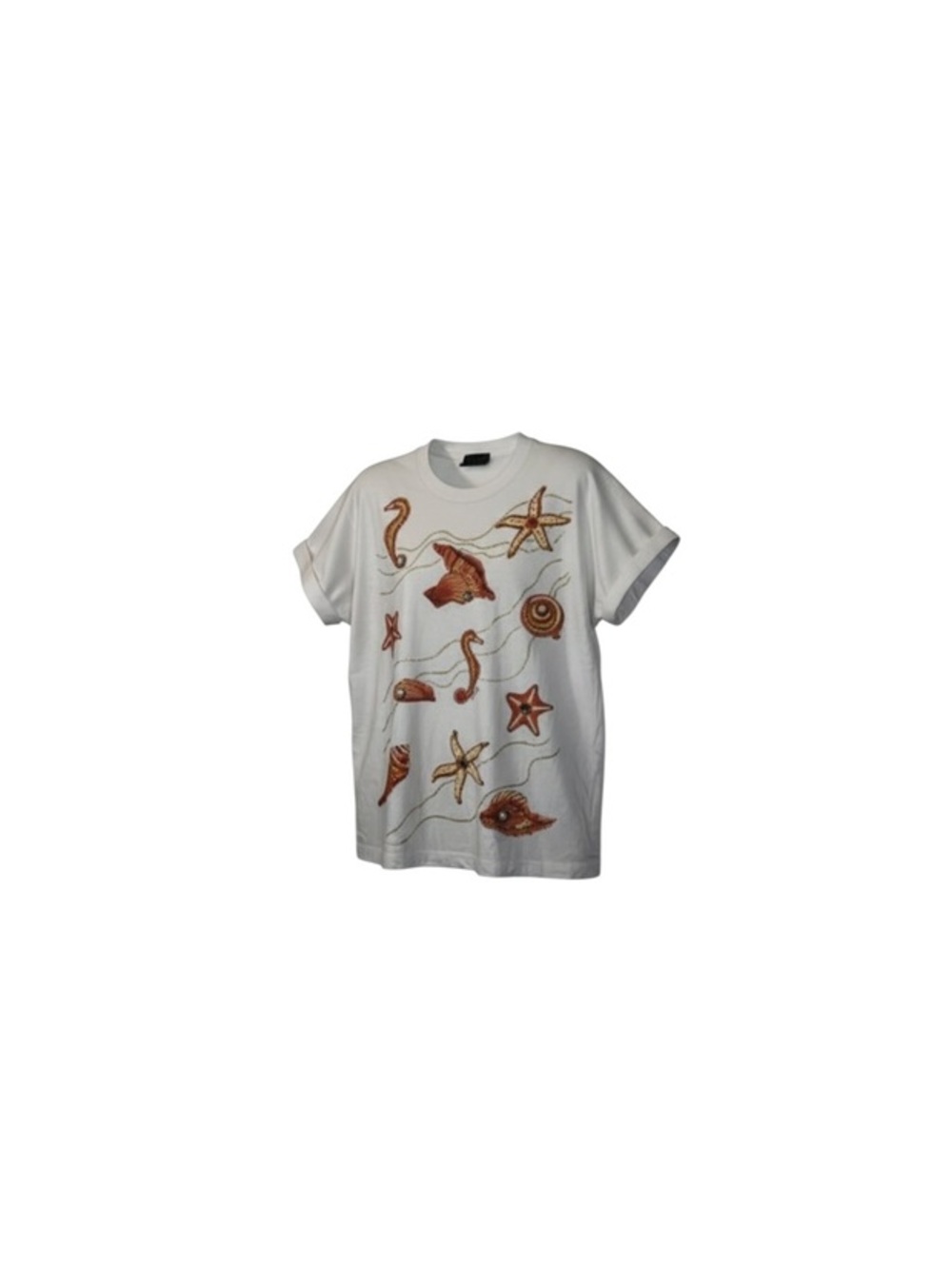 Vintage Embellished Under-the-Sea T-Shirt